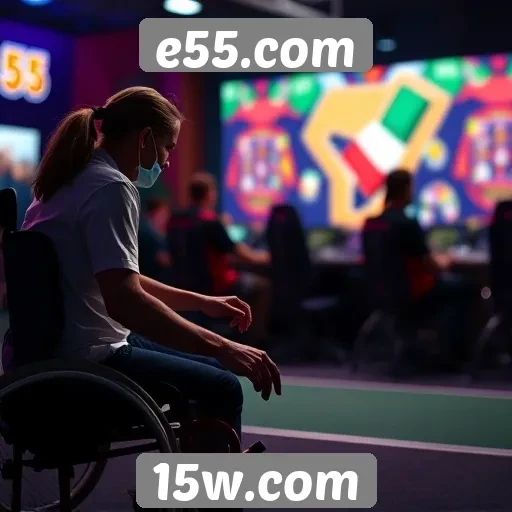 Acessibilidade no e55.com garante inclusão a jogadores